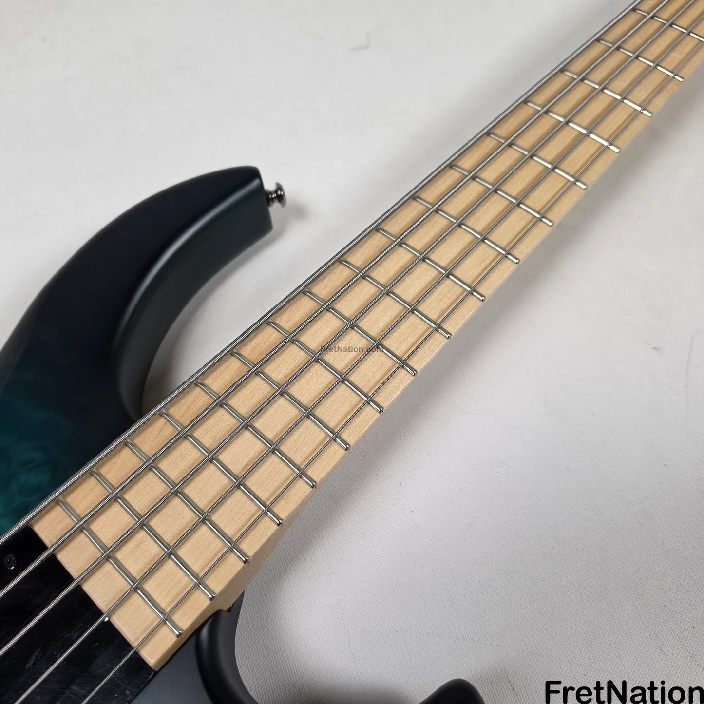 MTD MTD Kingston NSJ Norm Stockton Signature 5-String Bass w/ Barolini Satin Blue Burst - 8.66lbs SN: MTD25110125