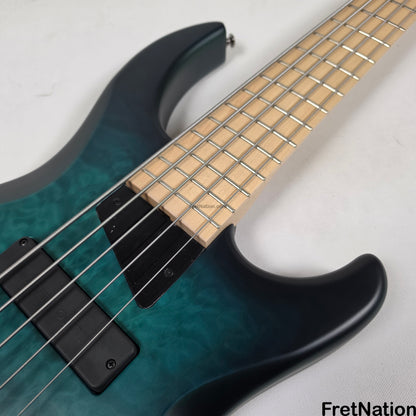 MTD MTD Kingston NSJ Norm Stockton Signature 5-String Bass w/ Barolini Satin Blue Burst - 8.66lbs SN: MTD25110125