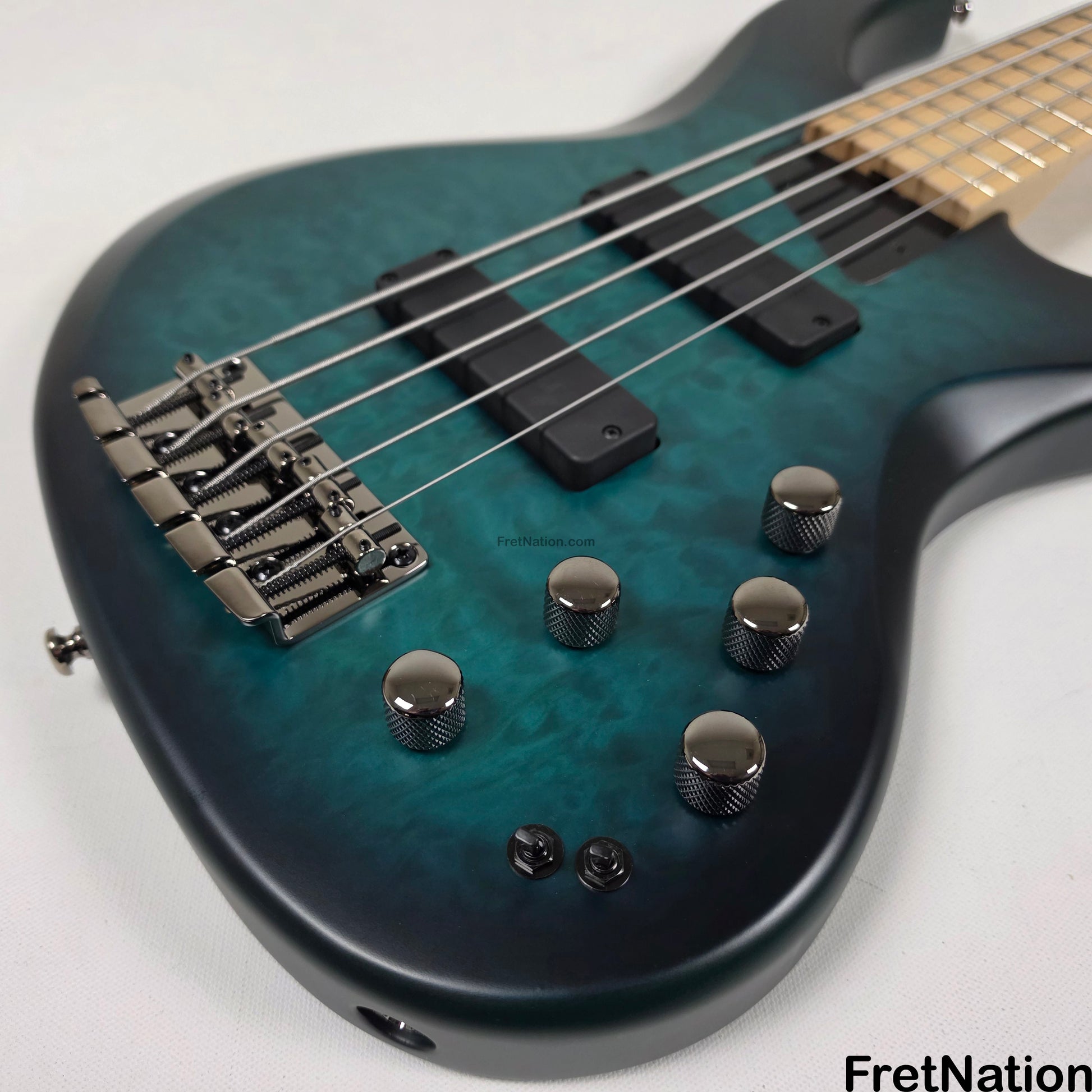 MTD MTD Kingston NSJ Norm Stockton Signature 5-String Bass w/ Barolini Satin Blue Burst - 8.66lbs SN: MTD25110125