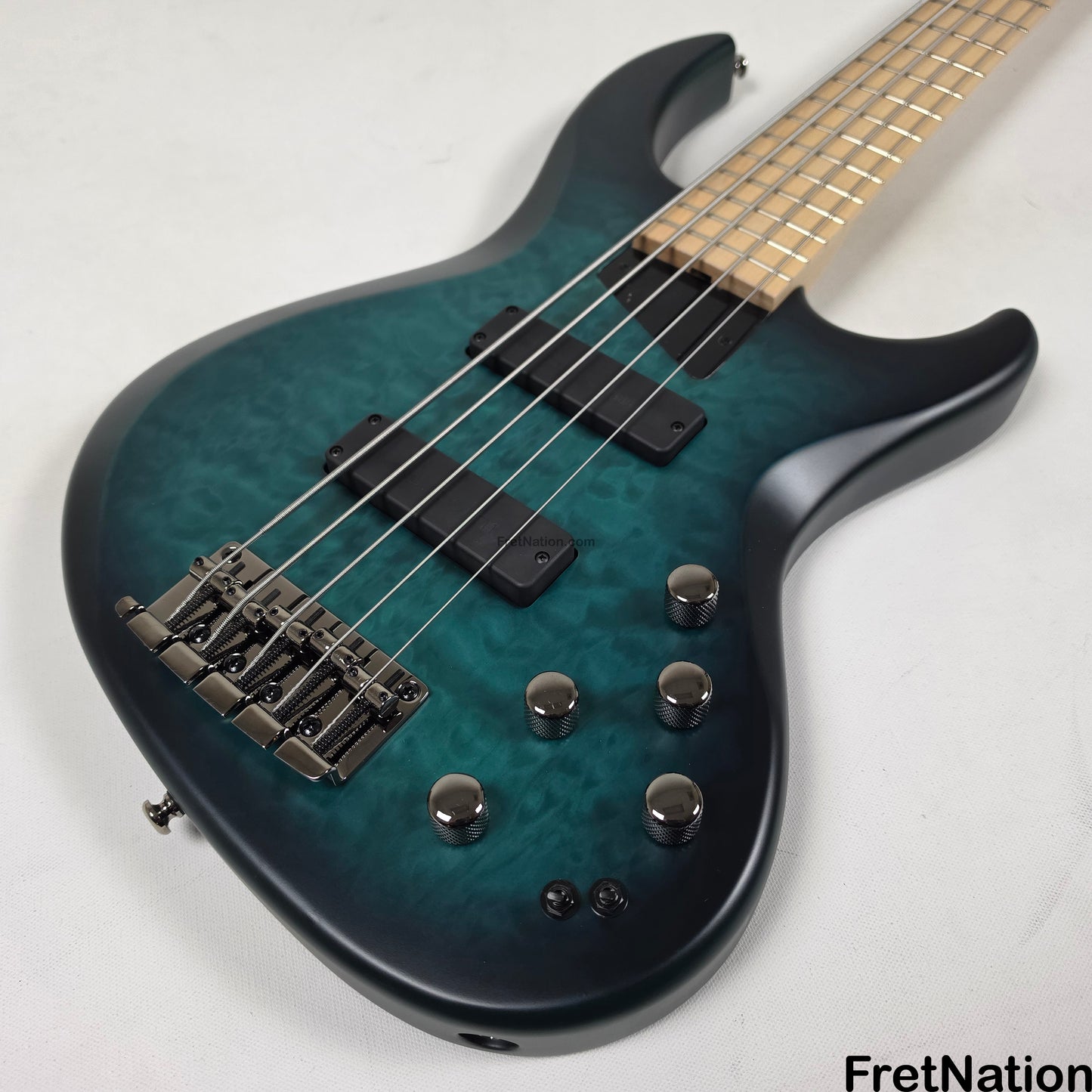 MTD MTD Kingston NSJ Norm Stockton Signature 5-String Bass w/ Barolini Satin Blue Burst - 8.66lbs SN: MTD25110125