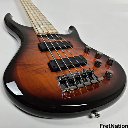 MTD MTD Kingston Z5 5-String Bass w/ Barolini Upgrade Sunburst Gloss - 8.48lbs SN: MTD24110028 B-Stock
