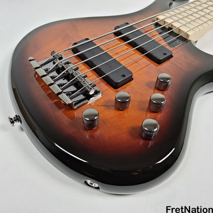 MTD MTD Kingston Z5 5-String Bass w/ Barolini Upgrade Sunburst Gloss - 8.48lbs SN: MTD24110028 B-Stock