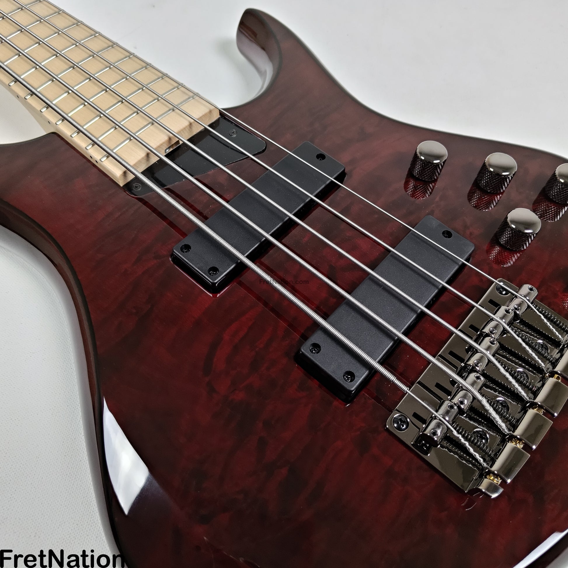 MTD MTD Kingston Z5 5-String Bass Transparent Cherry Gloss - 9.14lbs SN: MTD25060087