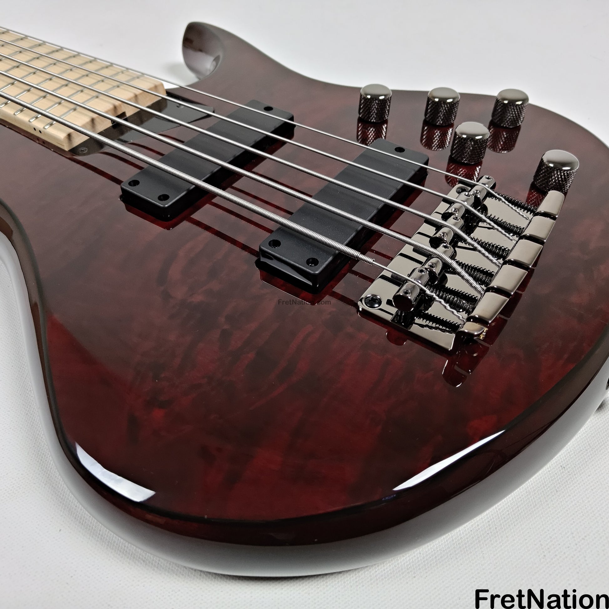 MTD MTD Kingston Z5 5-String Bass Transparent Cherry Gloss - 9.14lbs SN: MTD25060087