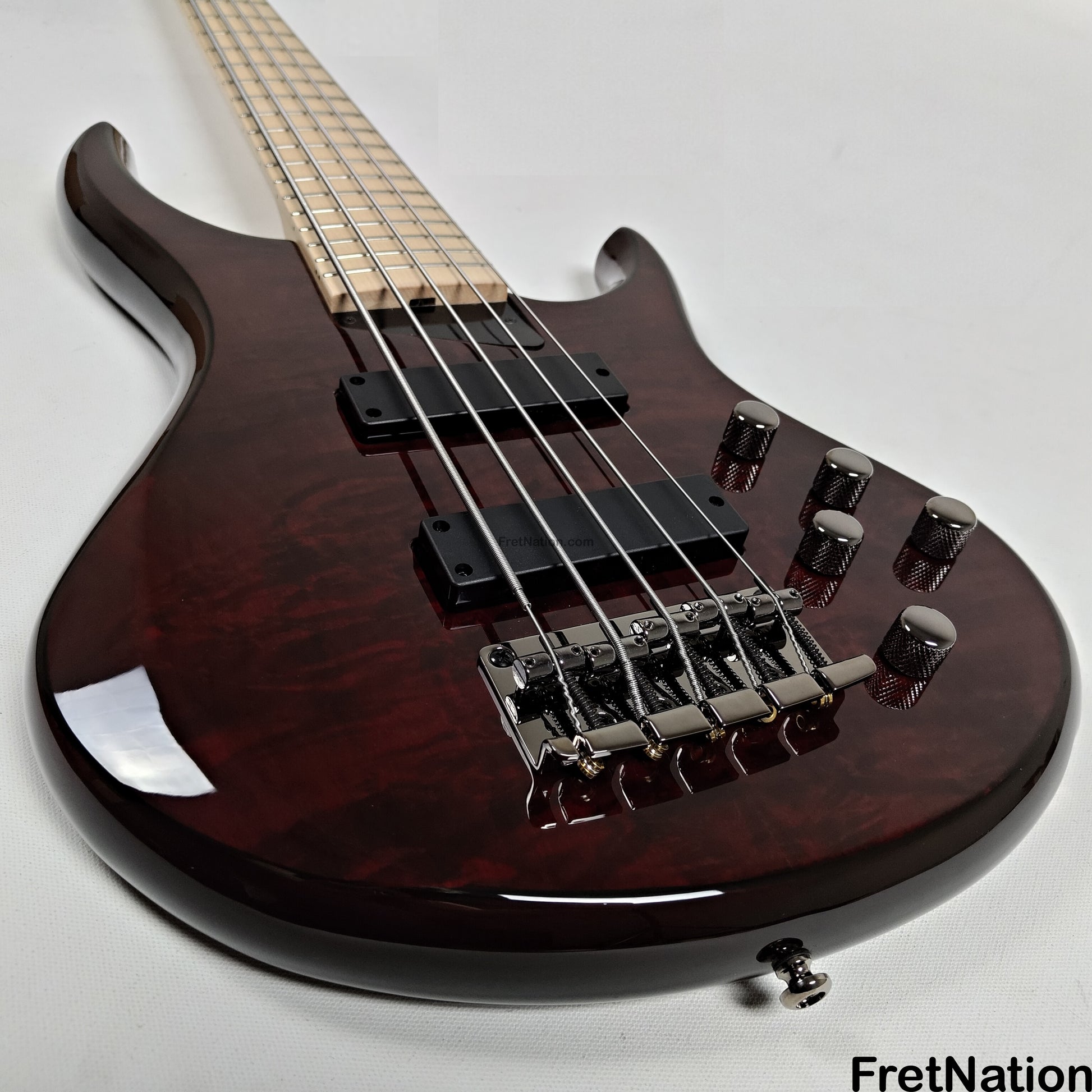 MTD MTD Kingston Z5 5-String Bass Transparent Cherry Gloss - 9.14lbs SN: MTD25060087