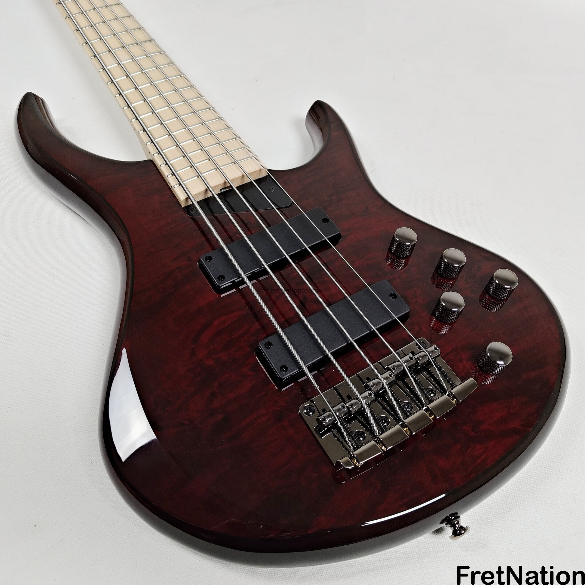 MTD MTD Kingston Z5 5-String Bass Transparent Cherry Gloss - 9.14lbs SN: MTD25060087