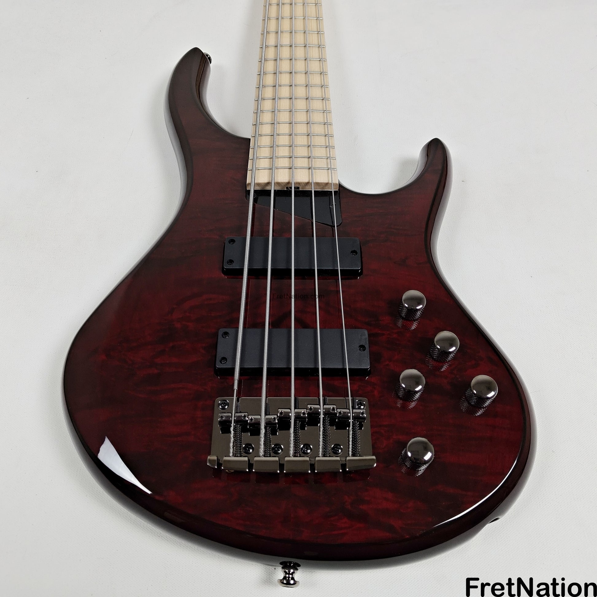 MTD MTD Kingston Z5 5-String Bass Transparent Cherry Gloss - 9.14lbs SN: MTD25060087