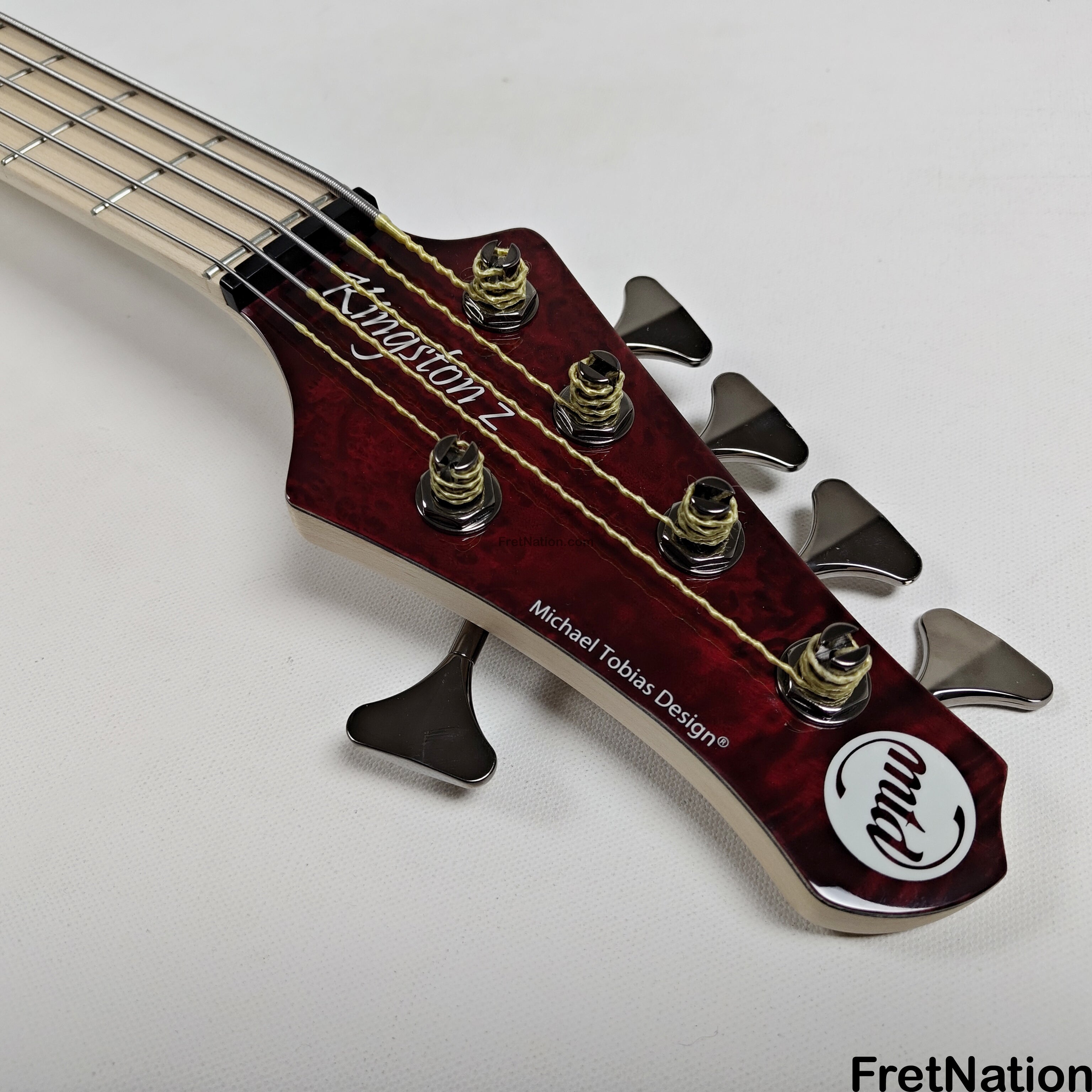 MTD Kingston Z5 5-String Bass Transparent Cherry Gloss - 9.14lbs
