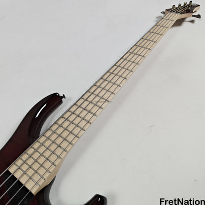 MTD MTD Kingston Z5 5-String Bass Transparent Cherry Gloss - 9.14lbs SN: MTD25060087