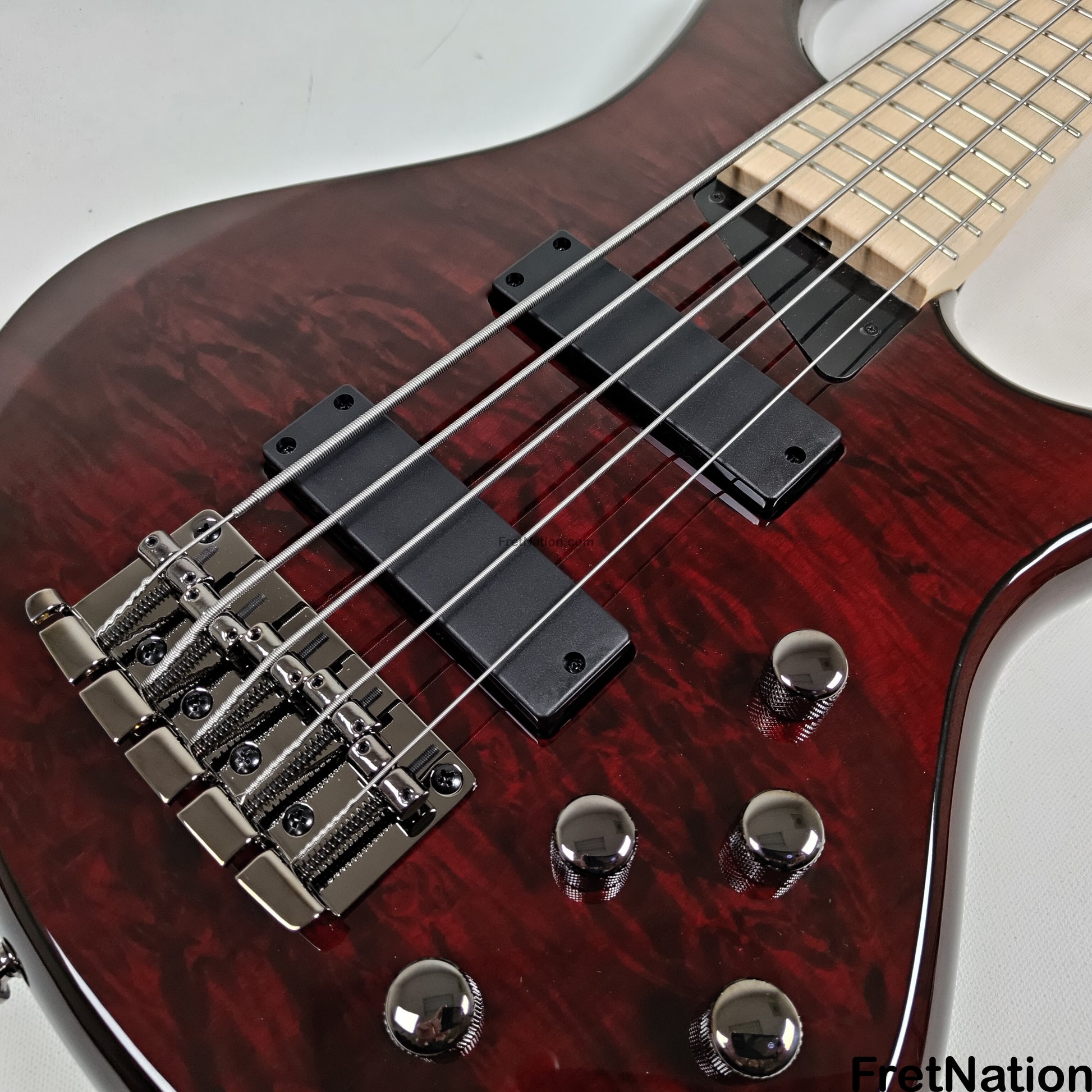 MTD MTD Kingston Z5 5-String Bass Transparent Cherry Gloss - 9.14lbs SN: MTD25060087