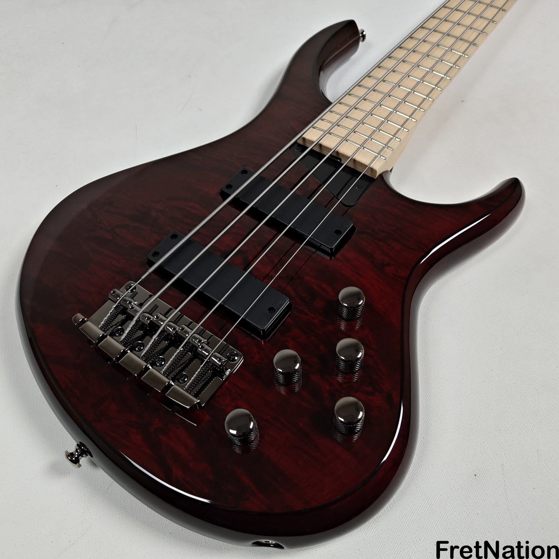 MTD MTD Kingston Z5 5-String Bass Transparent Cherry Gloss - 9.14lbs SN: MTD25060087