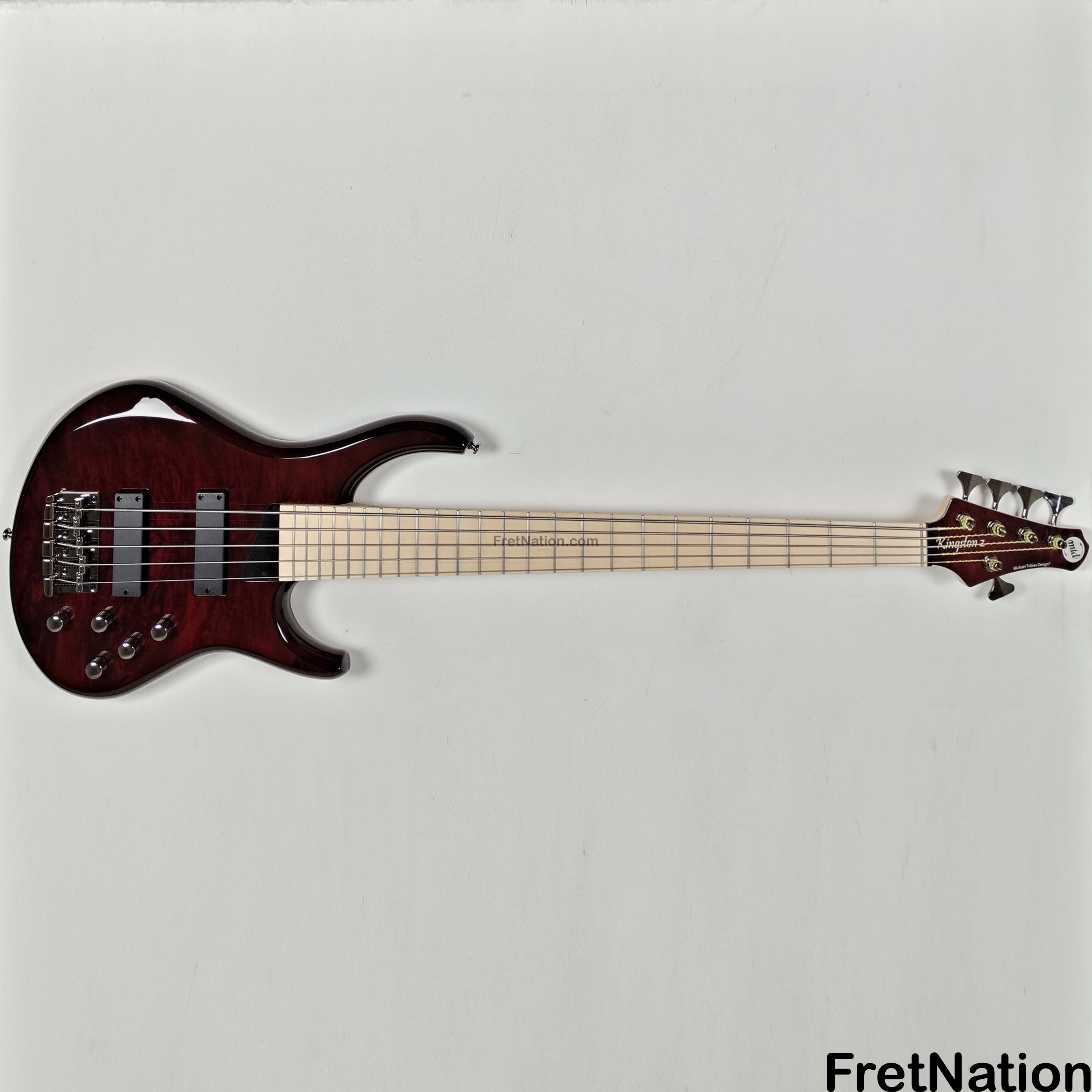 MTD Kingston Z5 5-String Bass Transparent Cherry Gloss - 9.14lbs