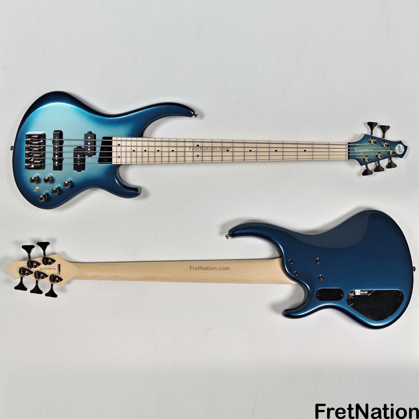 MTD MTD Kingston LK5 V2 Lynn Keller Artist Edition 32" Scale Bass Skyburst - 7.56lbs SN: MTD25020129