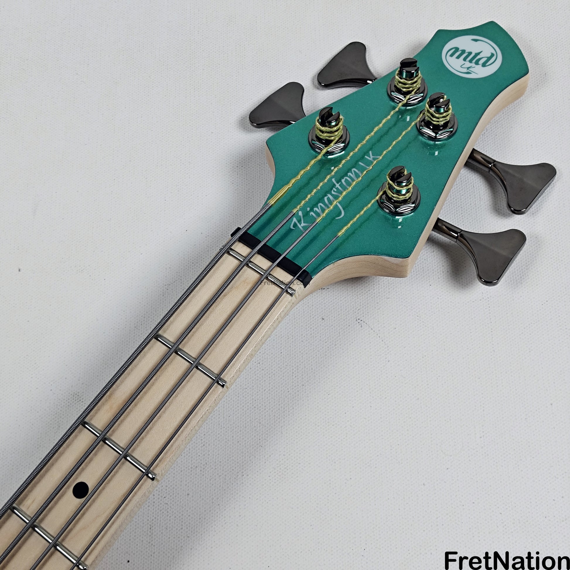 MTD MTD Kingston LK4 V2 Lynn Keller Artist Edition 32" Scale Bass Mystic Seafoam - 7.32lbs SN: MTD24070216