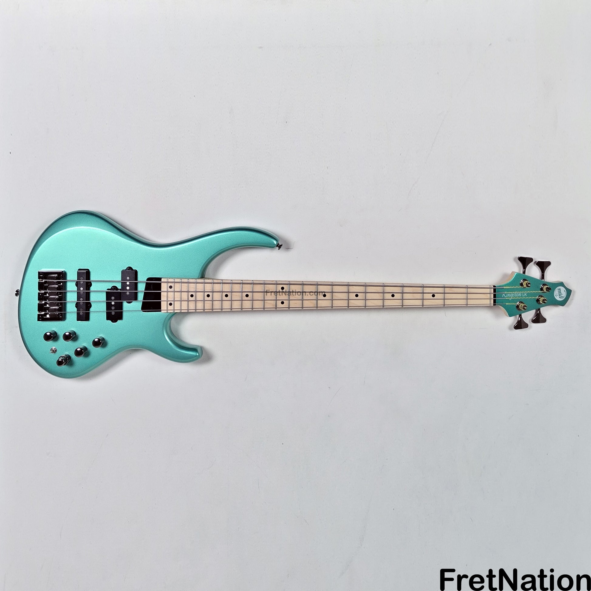 MTD MTD Kingston LK4 V2 Lynn Keller Artist Edition 32" Scale Bass Mystic Seafoam - 7.32lbs SN: MTD24070216
