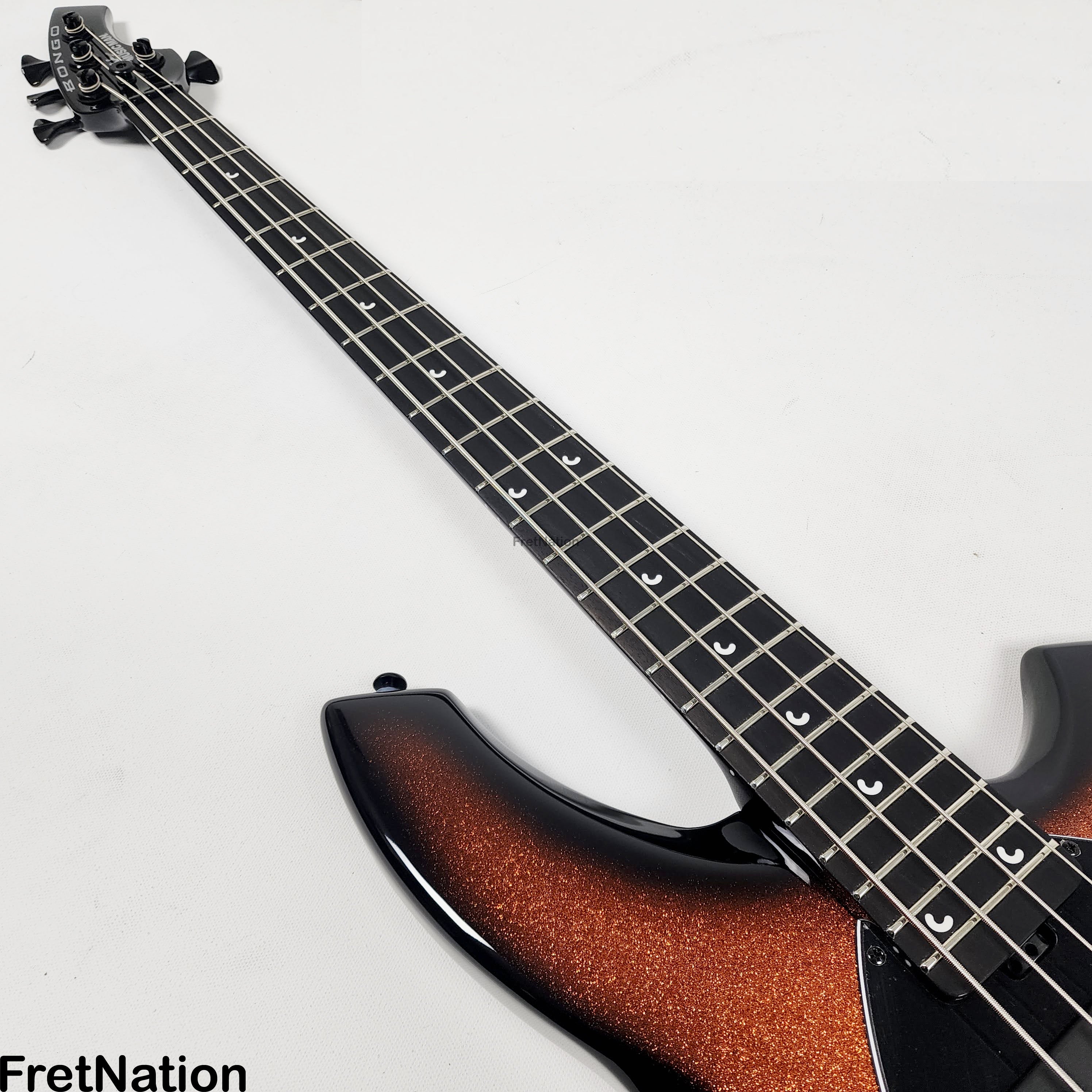 Ernie Ball Music Man Bongo 4-String Bass Harvest Orange 8.3lbs 