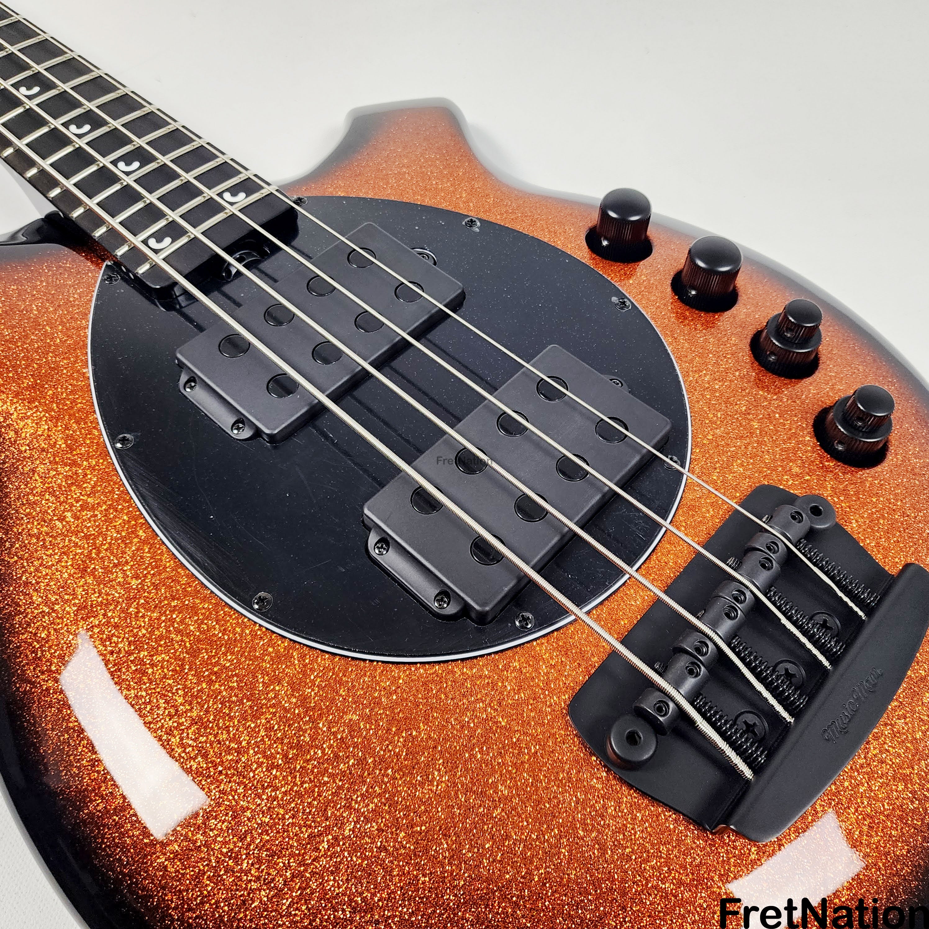 Ernie Ball Music Man Bongo 4-String Bass Harvest Orange 8.3lbs K00041