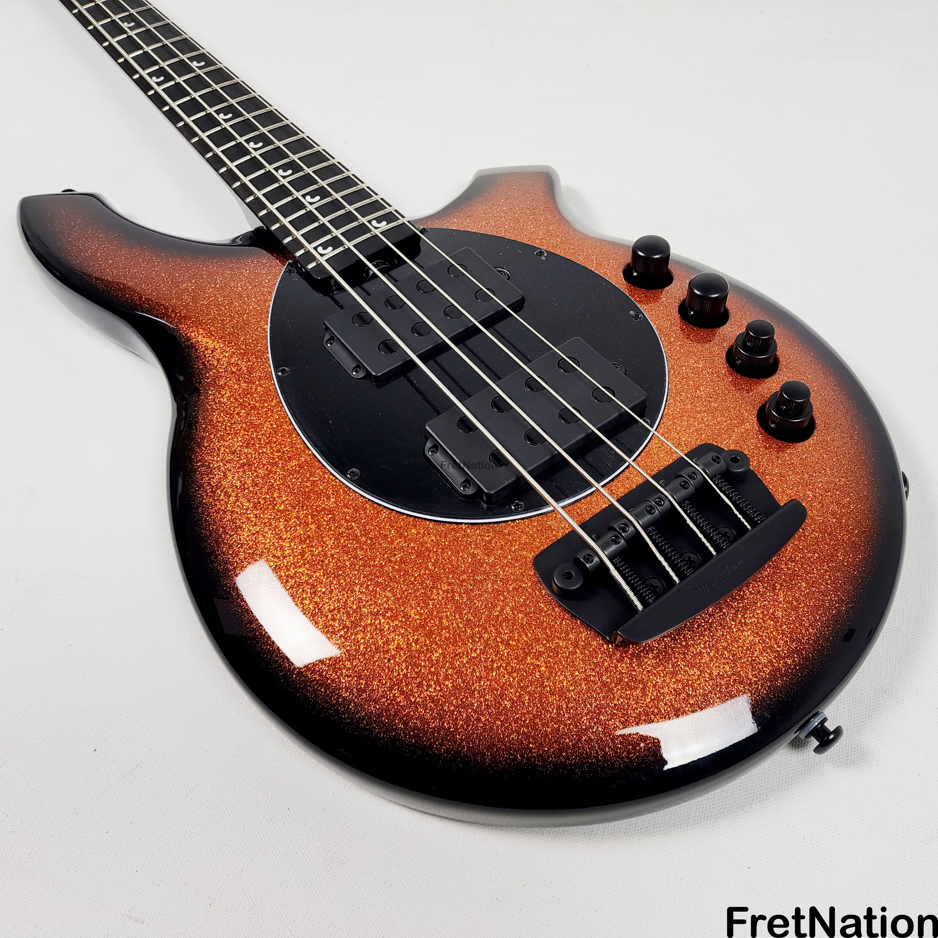 Ernie Ball Music Man Bongo 4-String Bass Harvest Orange 8.3lbs K00041