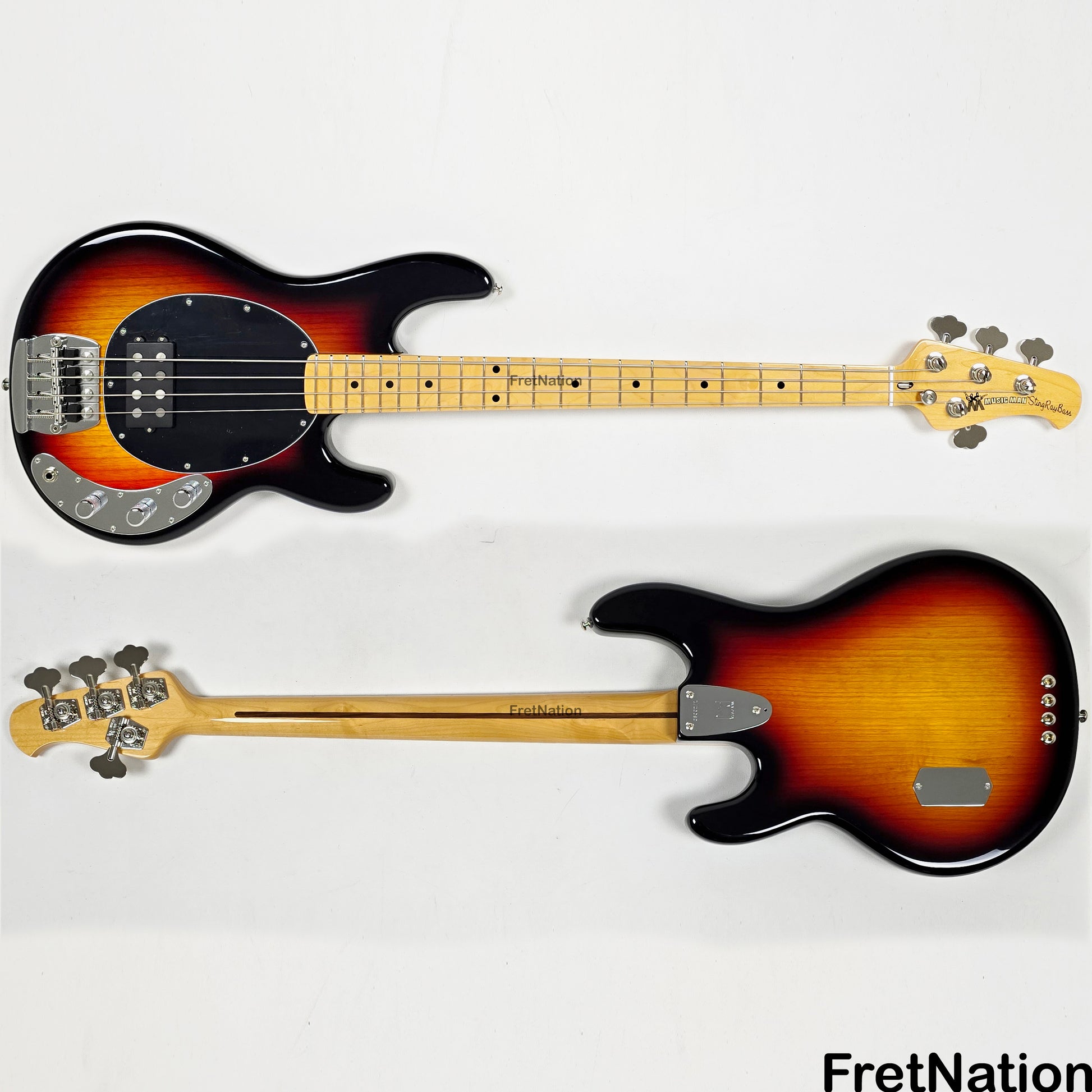 Music Man Ernie Ball Music Man StingRay Retro 70s 4-String Bass Vintage Sunburst 9.94lbs CB00271