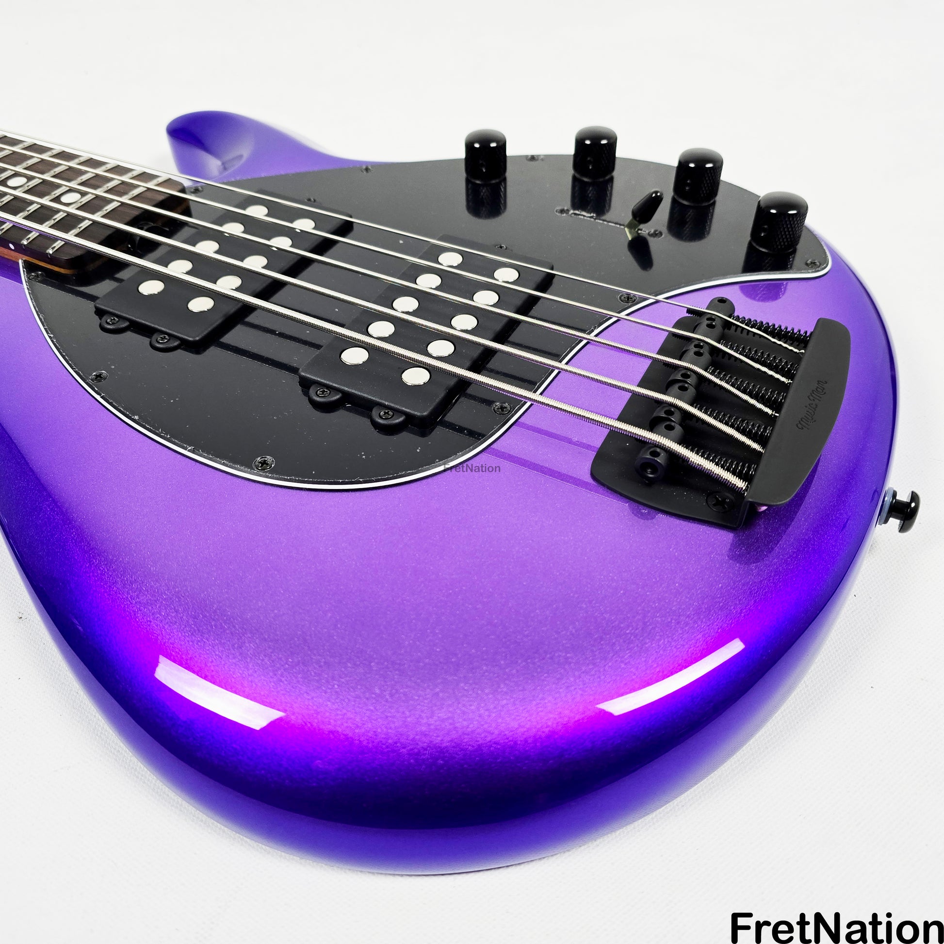 Music Man Ernie Ball Music Man StingRay Special 5-String Bass Grape Crush SR5HH - 8.36lbs K04081