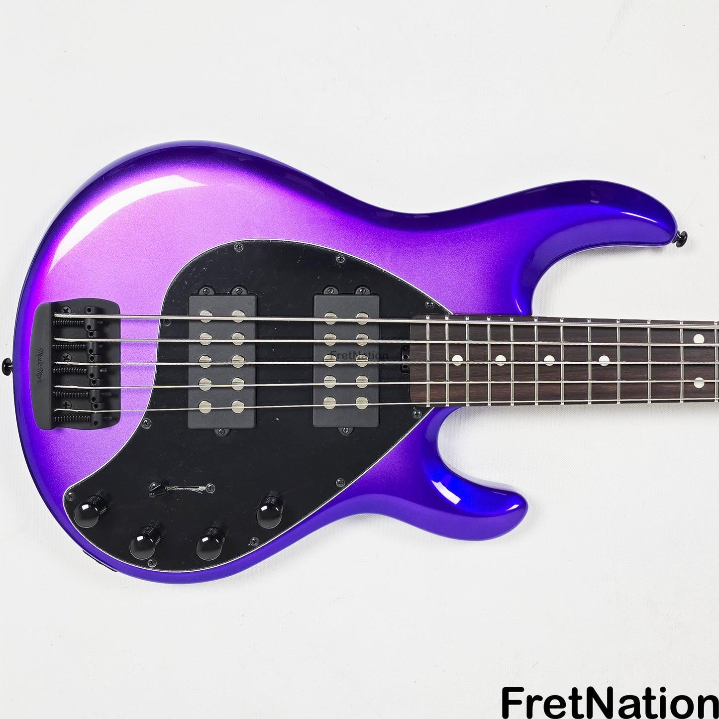 Music Man Ernie Ball Music Man StingRay Special 5-String Bass Grape Crush SR5HH - 8.36lbs K04081