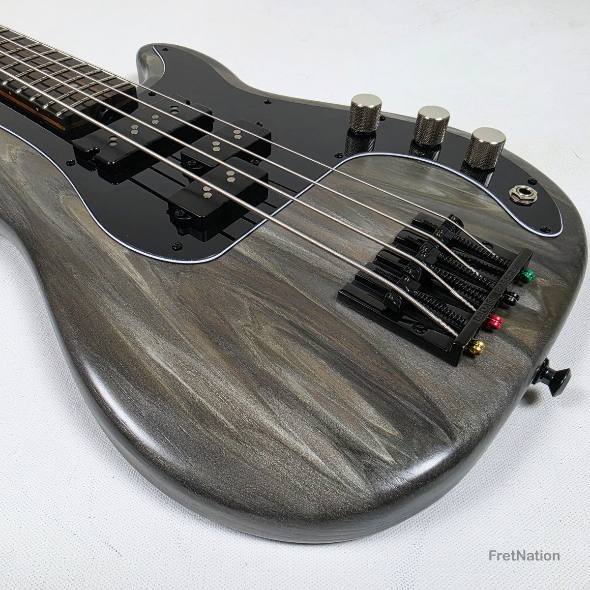 McGrath Thumper Short Scale 4-String Bass Nordstrand Passive - Damascus 8.96lbs