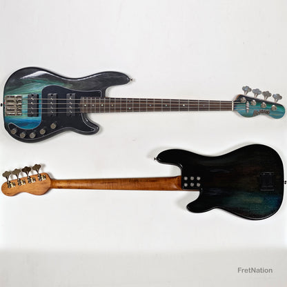 McGrath Thunderhorse IV 4-String Bass Nordstrand 12-Way - Black Sands Gloss 9.70lbs