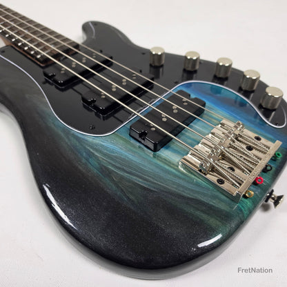 McGrath Thunderhorse IV 4-String Bass Nordstrand 12-Way - Black Sands Gloss 9.70lbs