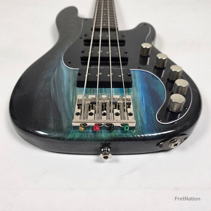 McGrath Thunderhorse IV 4-String Bass Nordstrand 12-Way - Black Sands Gloss 9.70lbs