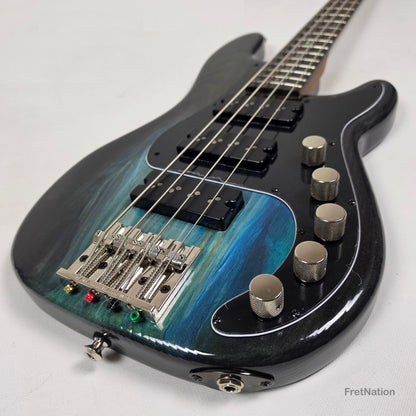 McGrath Thunderhorse IV 4-String Bass Nordstrand 12-Way - Black Sands Gloss 9.70lbs