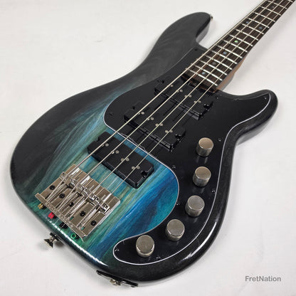 McGrath Thunderhorse IV 4-String Bass Nordstrand 12-Way - Black Sands Gloss 9.70lbs