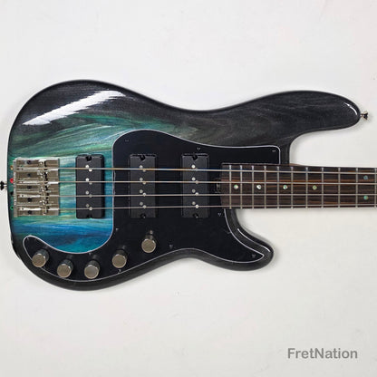 McGrath Thunderhorse IV 4-String Bass Nordstrand 12-Way - Black Sands Gloss 9.70lbs
