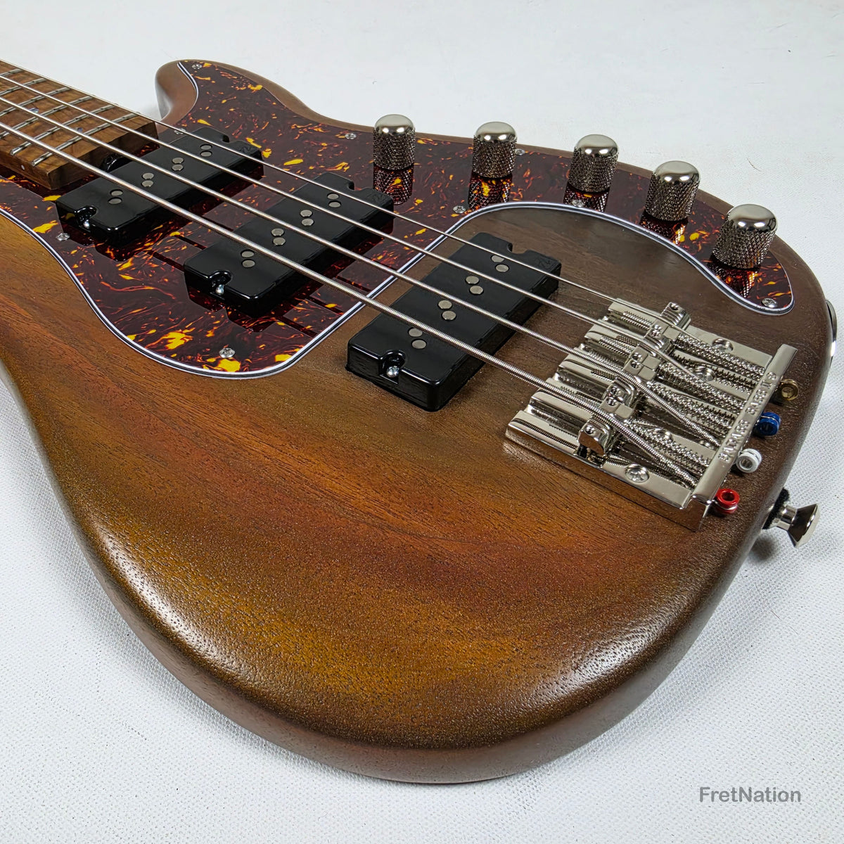 McGrath Thunderhorse IV 4-String Bass Nordstrand Big Splits - Whiskey 8.00lbs - Certified Pre-Owned