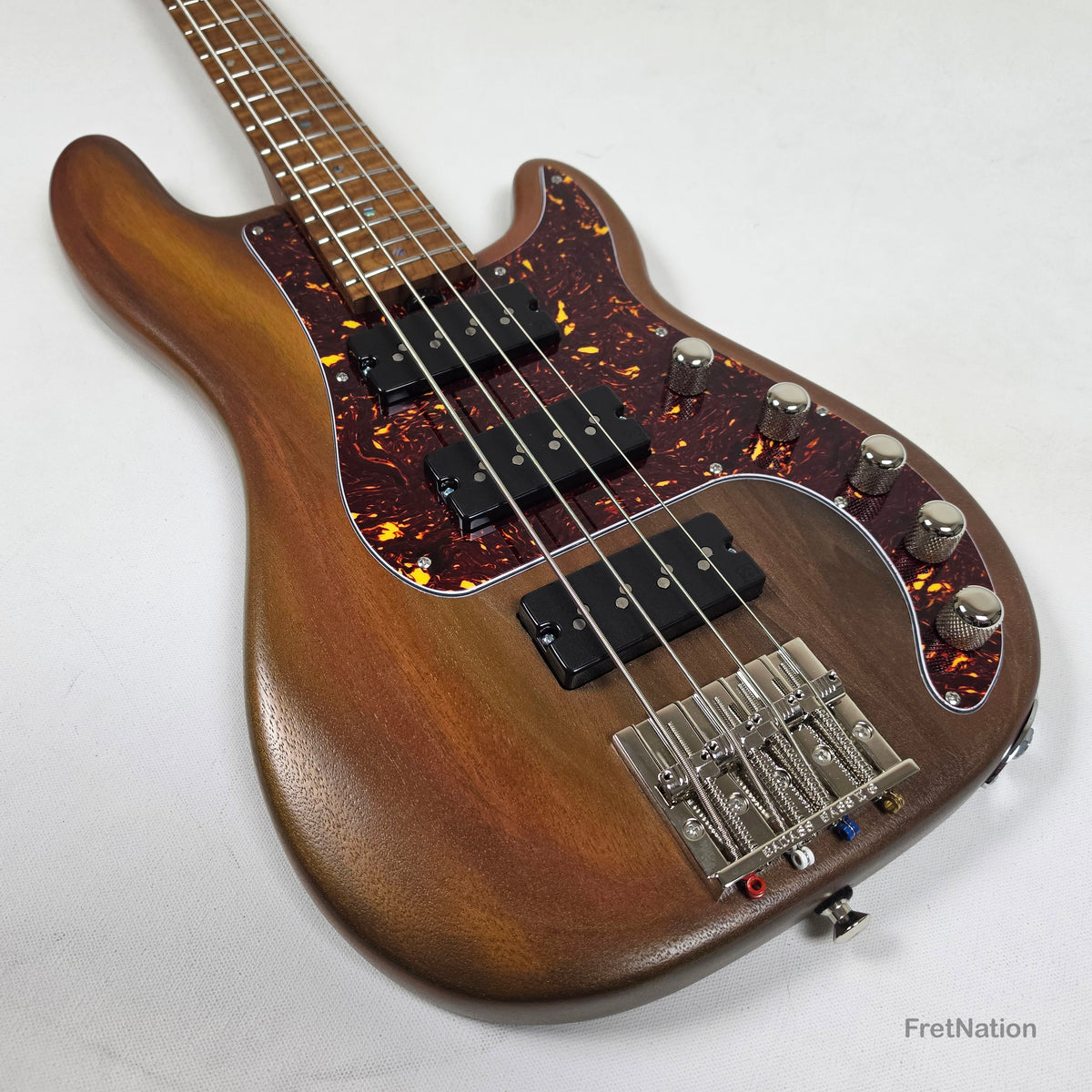 McGrath Thunderhorse IV 4-String Bass Nordstrand Big Splits - Whiskey 8.00lbs - Certified Pre-Owned