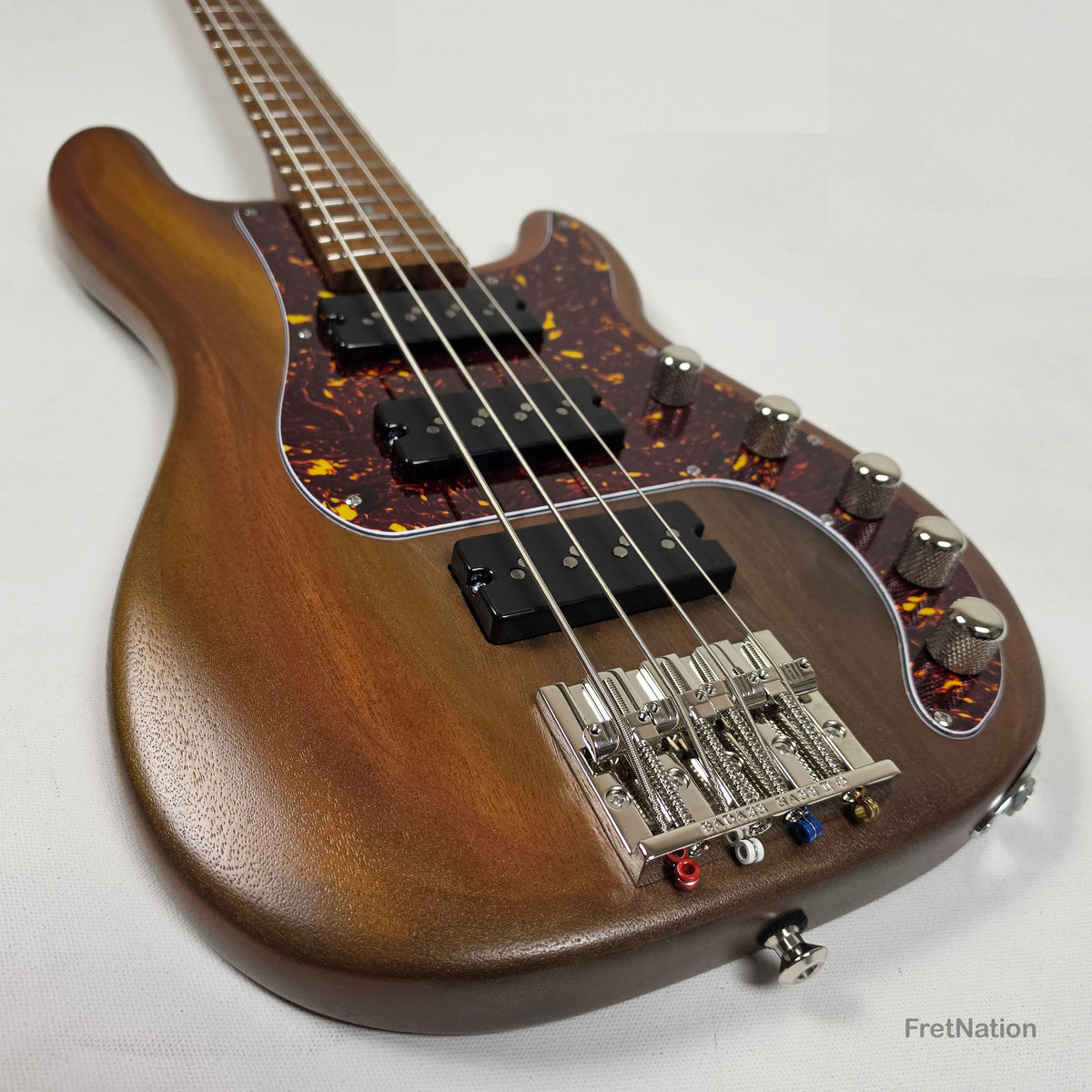 McGrath Thunderhorse IV 4-String Bass Nordstrand Big Splits - Whiskey 8.00lbs - Certified Pre-Owned