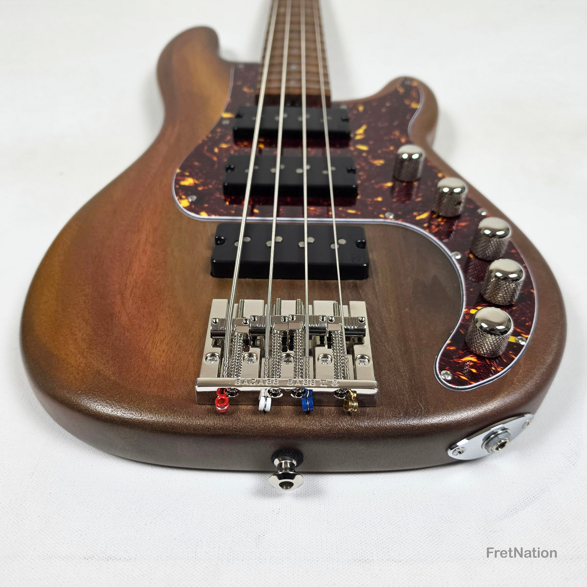 McGrath Thunderhorse IV 4-String Bass Nordstrand Big Splits - Whiskey 8.00lbs - Certified Pre-Owned