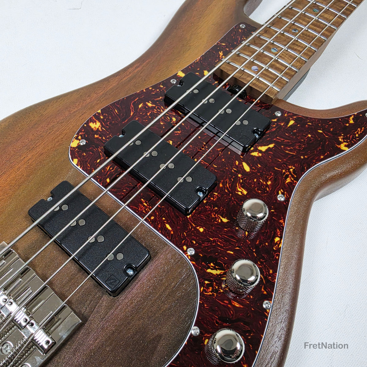 McGrath Thunderhorse IV 4-String Bass Nordstrand Big Splits - Whiskey 8.00lbs - Certified Pre-Owned