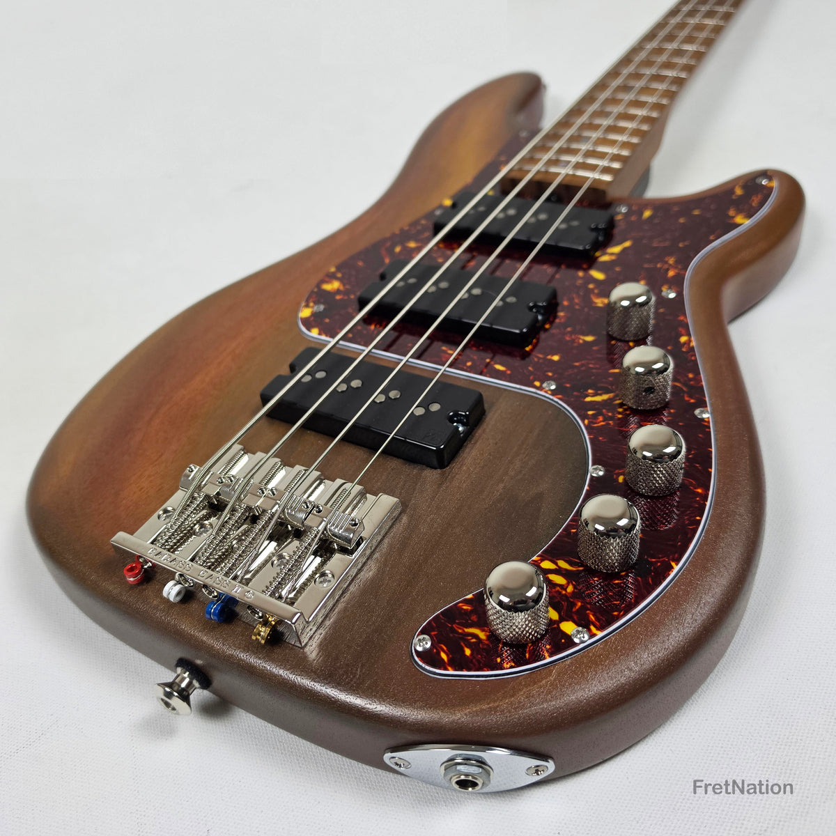 McGrath Thunderhorse IV 4-String Bass Nordstrand Big Splits - Whiskey 8.00lbs - Certified Pre-Owned