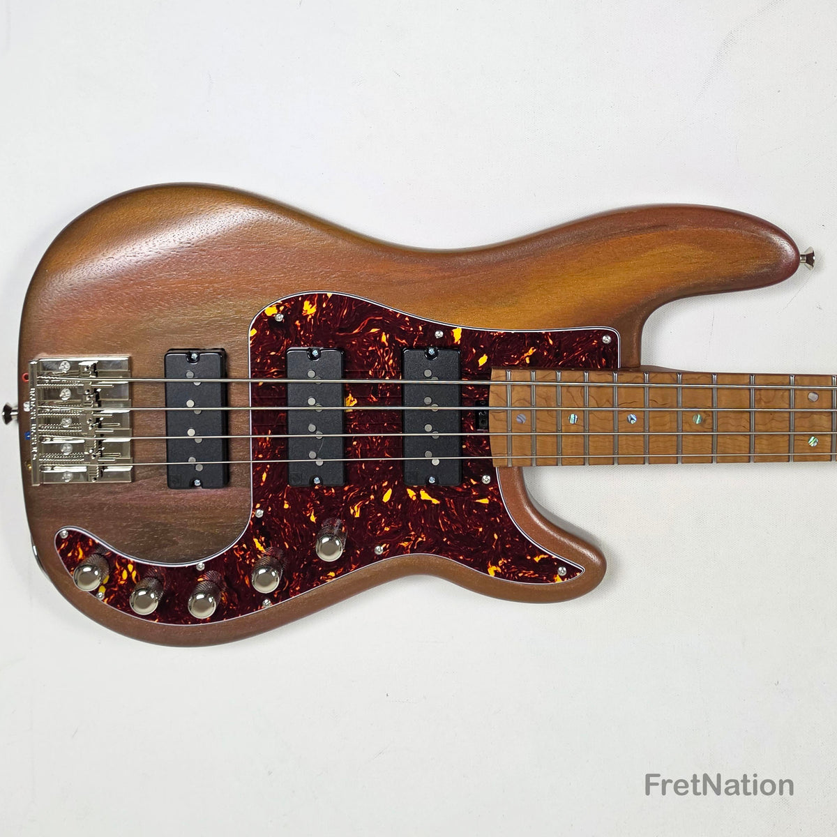McGrath Thunderhorse IV 4-String Bass Nordstrand Big Splits - Whiskey 8.00lbs - Certified Pre-Owned