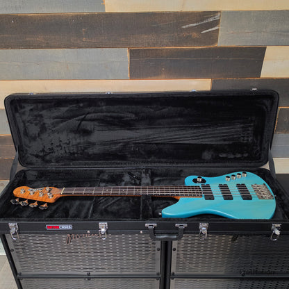 McGrath Guitars McGrath Rebel 5-String Bass - Pool Blue 10.36lbs