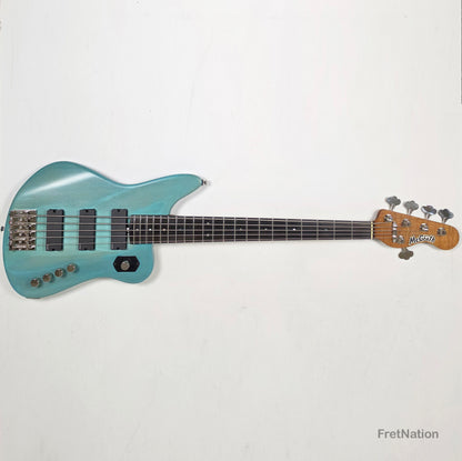 McGrath Guitars McGrath Rebel 5-String Bass - Pool Blue 10.36lbs