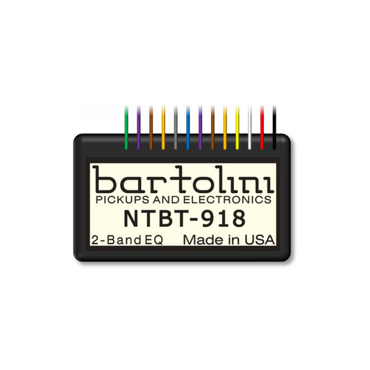 Bartolini Bartolini NTBT 2-Band EQ Preamp Module w/ Pre-Wired Gain Trim - NTBTG/918