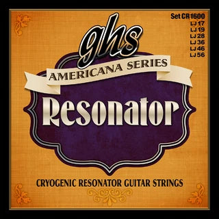 GHS Strings GHS Americana Series Resonator Guitar 06-String Set - 17-56 Regular CR1600