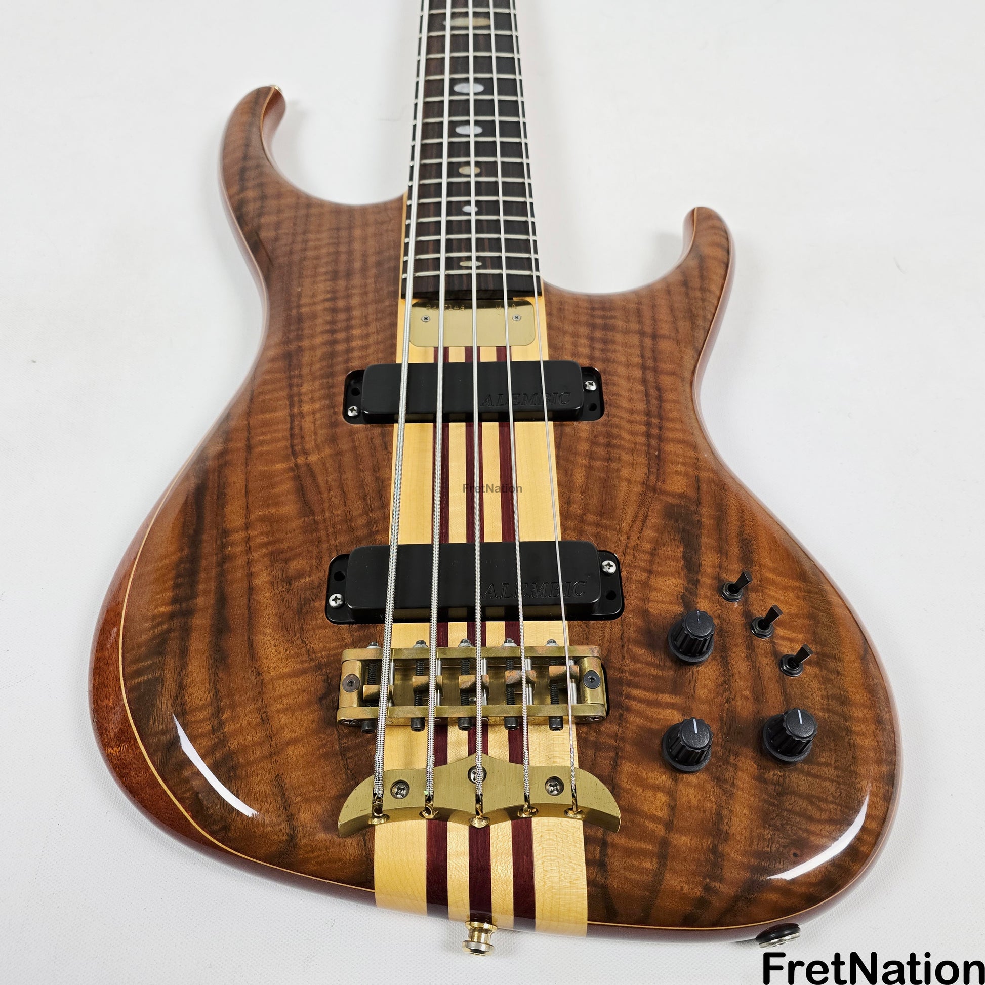 Fret Nation Alembic Europa 5-String Bass 10.88lbs 92U7146 Pre-Owned