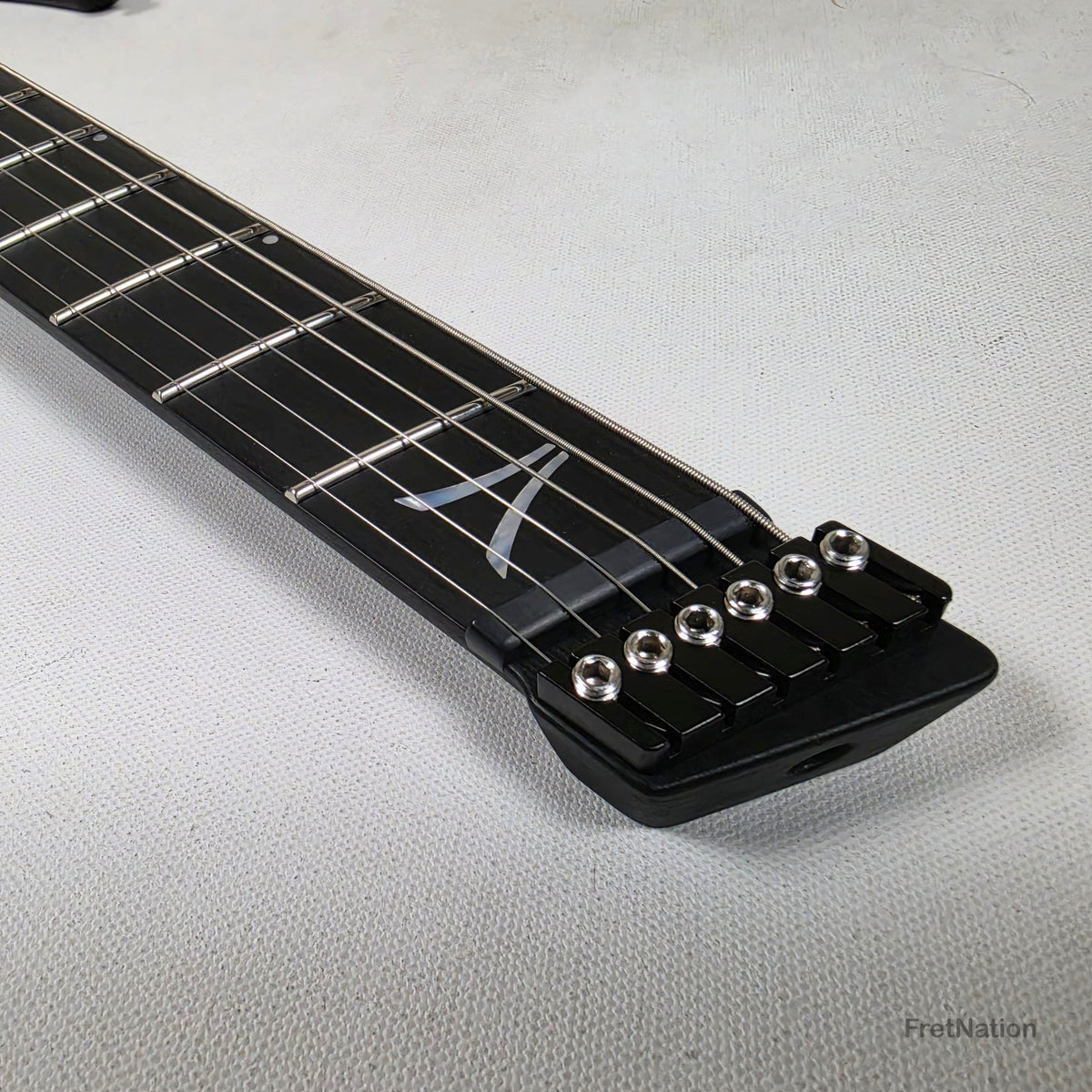 Fret Nation Aristides H/06R Raw Black 6-String Headless Multi-Scale Guitar 5.46lbs #4018 - Pre-Owned