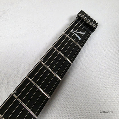 Fret Nation Aristides H/06R Raw Black 6-String Headless Multi-Scale Guitar 5.46lbs #4018 - Pre-Owned