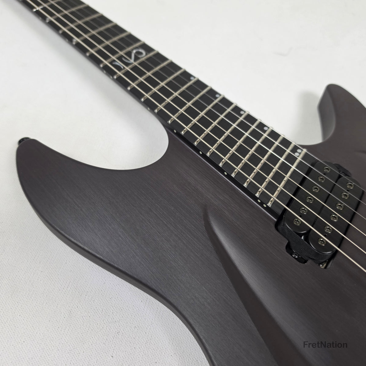 Fret Nation Aristides H/06R Raw Custom Color 6-String Headless Multi-Scale Guitar 5.56lbs #4093 - Pre-Owned