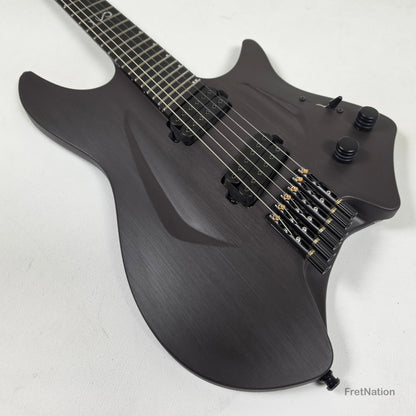 Fret Nation Aristides H/06R Raw Custom Color 6-String Headless Multi-Scale Guitar 5.56lbs #4093 - Pre-Owned