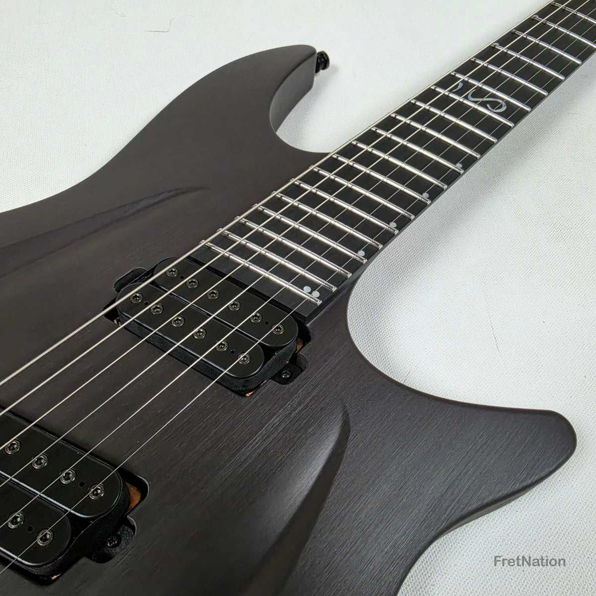 Fret Nation Aristides H/06R Raw Custom Color 6-String Headless Multi-Scale Guitar 5.56lbs #4093 - Pre-Owned