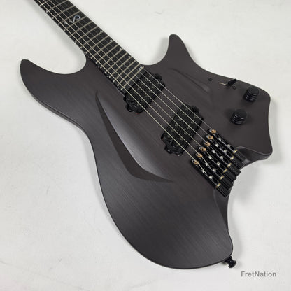 Fret Nation Aristides H/06R Raw Custom Color 6-String Headless Multi-Scale Guitar 5.50lbs #4197 - Pre-Owned
